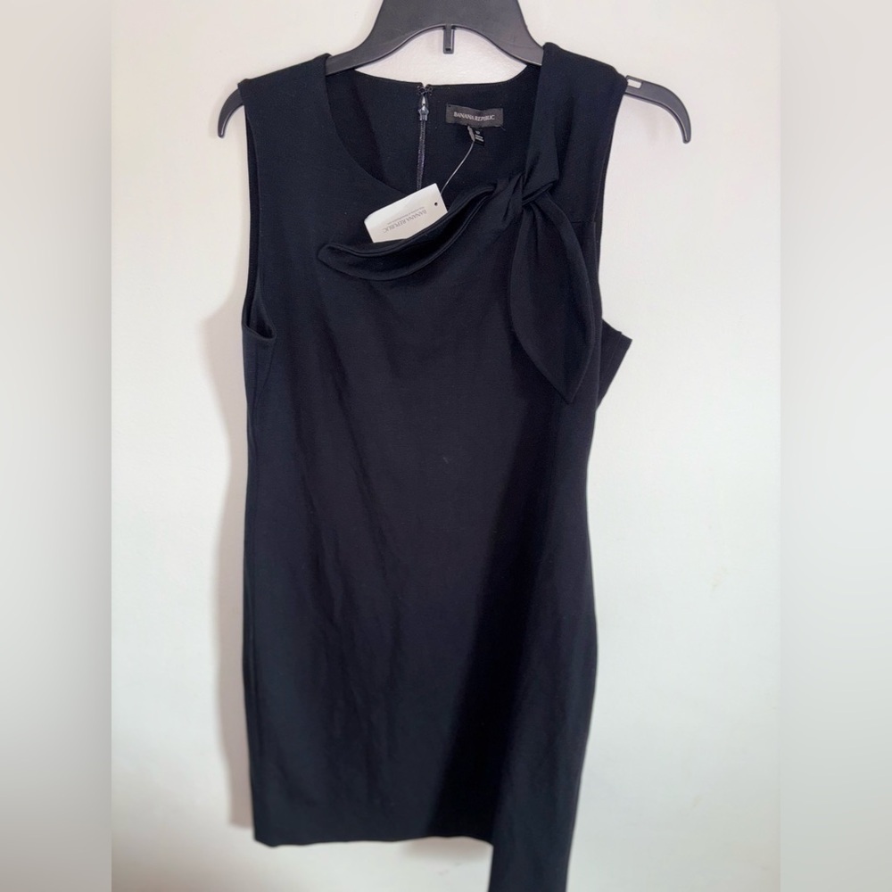 Banana Republic Black Dress with Bow Accent